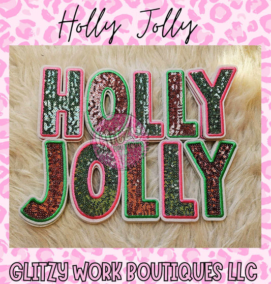 HOLLY JOLLY PATCHED APPAREL