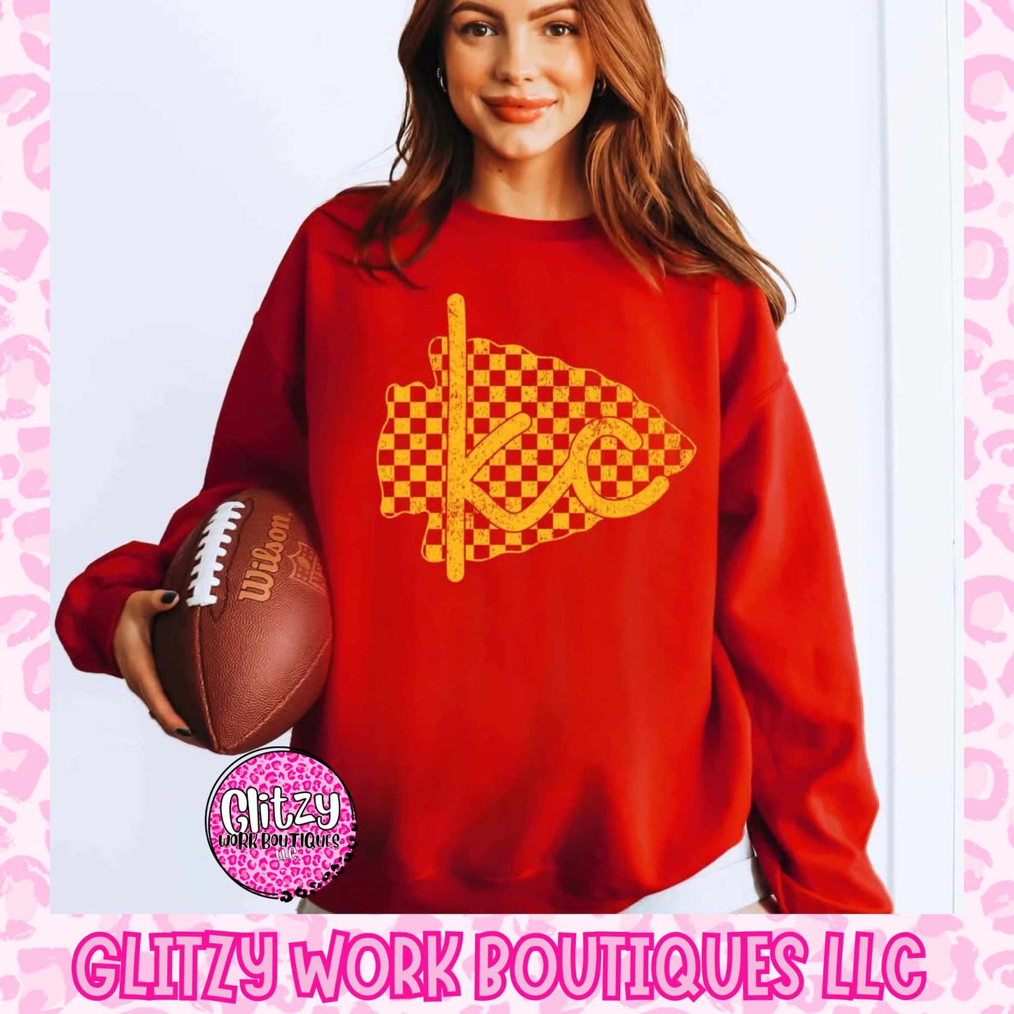 KC CHECKERED ARROWHEAD APPAREL