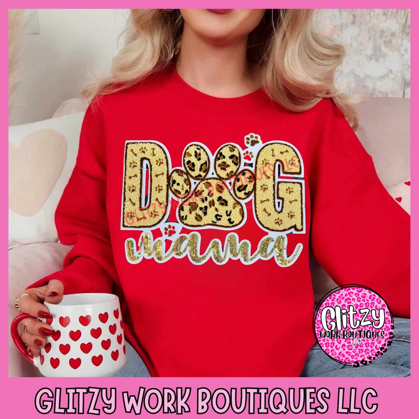 DOG MAMA PATCHED APPAREL