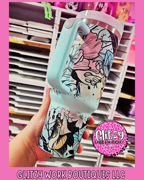 CUTE BUT FERAL PASTEL DUPE 40OZ TUMBLER