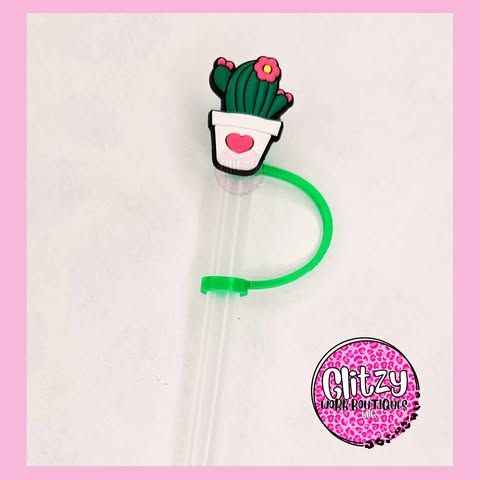 CACTUS STRAW TOPPER