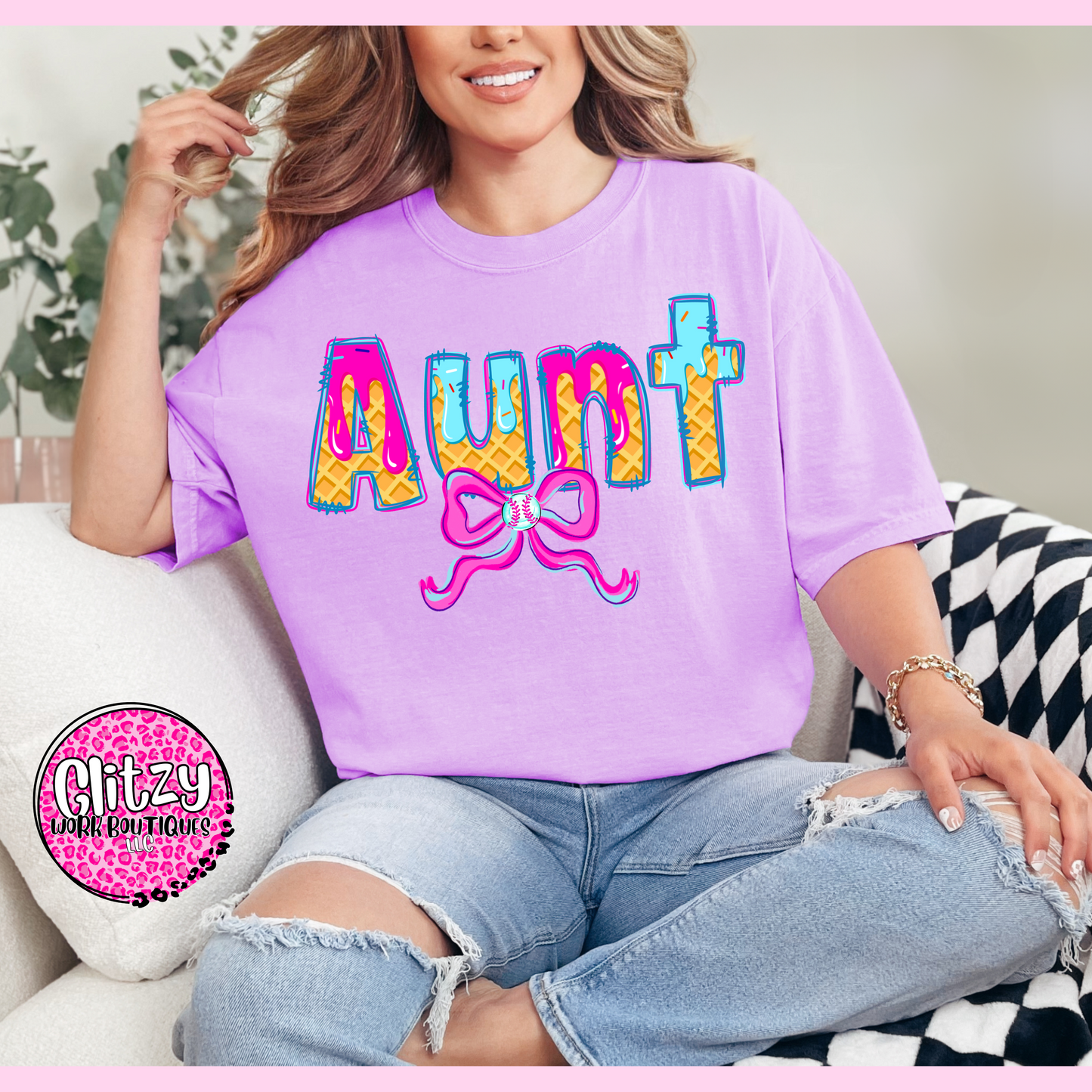 ICE CREAM BASEBALL PRINTED APPAREL