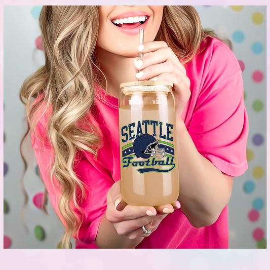 SEATTLE SEAHAWKS UV CUP DECAL