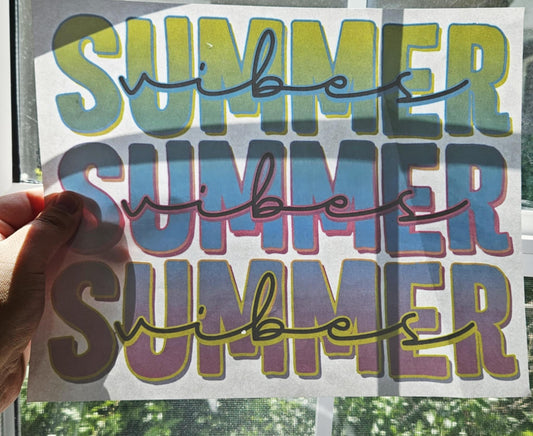 SUMMER VIBES COLORFUL