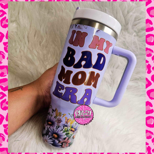 IN MY BAD MOM ERA PASTEL DUPE 40OZ TUMBLER