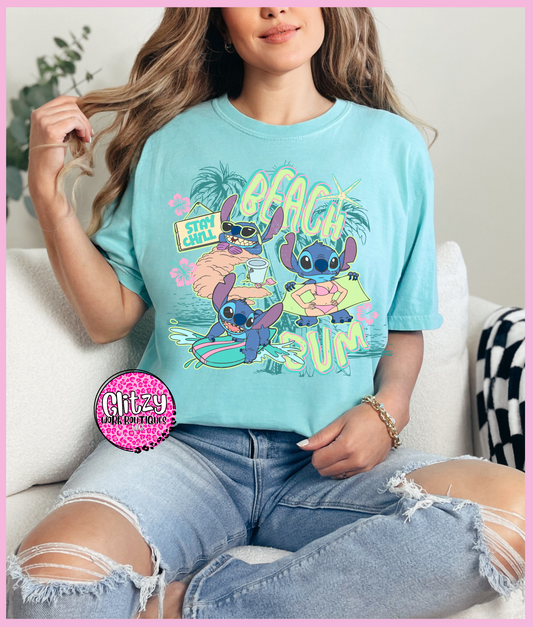 BEACH BUM PRINTED APPAREL