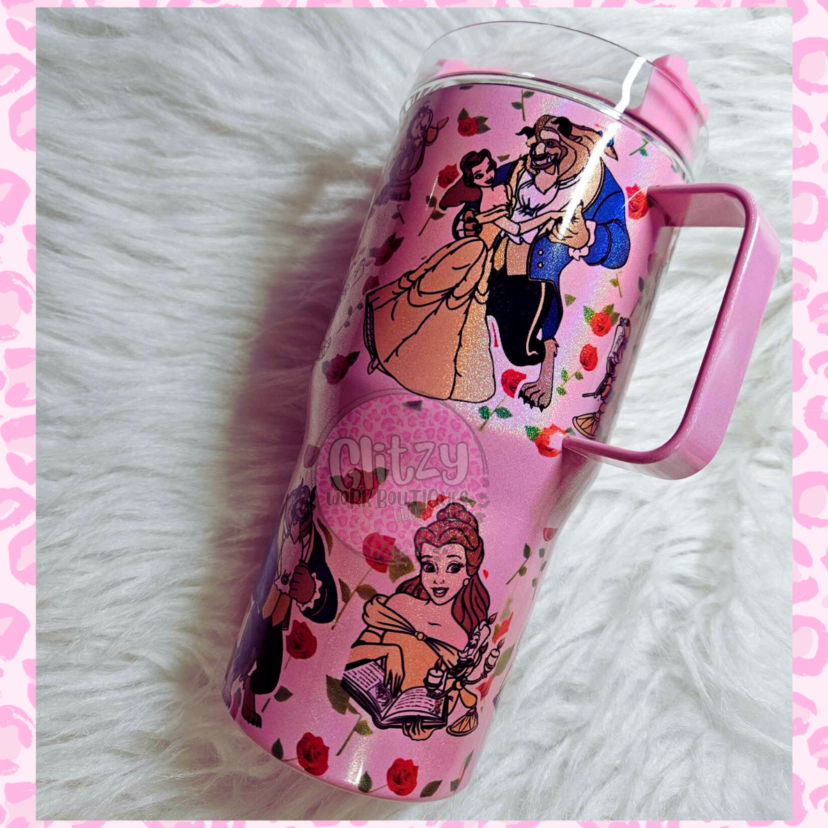 PRINCESS BELLE CHARACTER 20oz KID DUPE TUMBLER