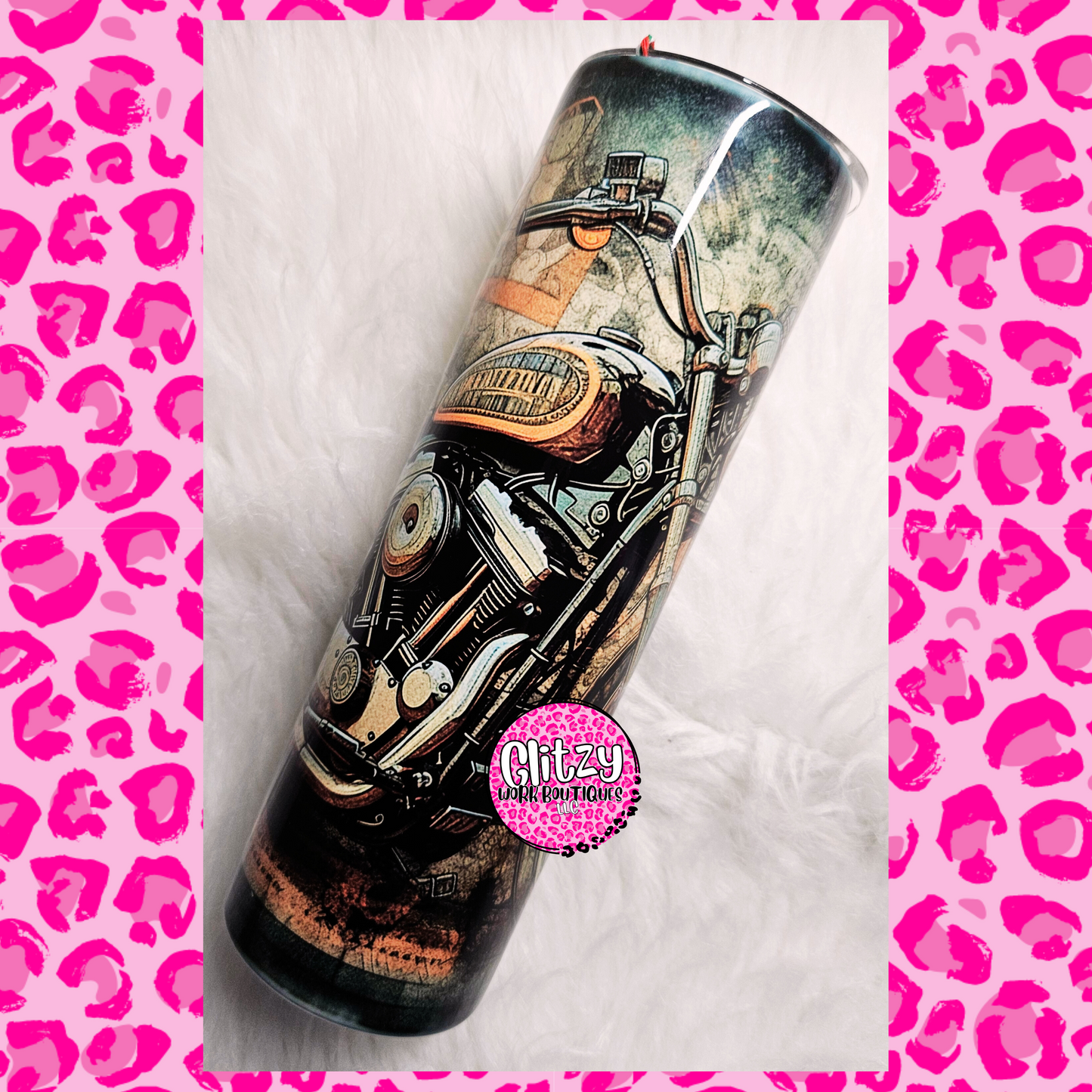 BIKER MOTORCYCLE TUMBLER