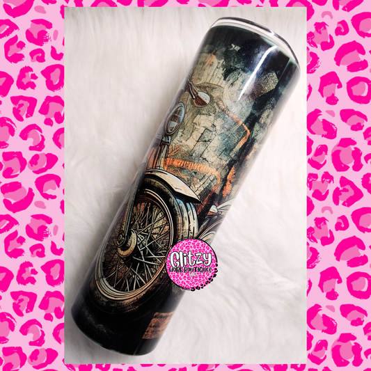 BIKER MOTORCYCLE TUMBLER