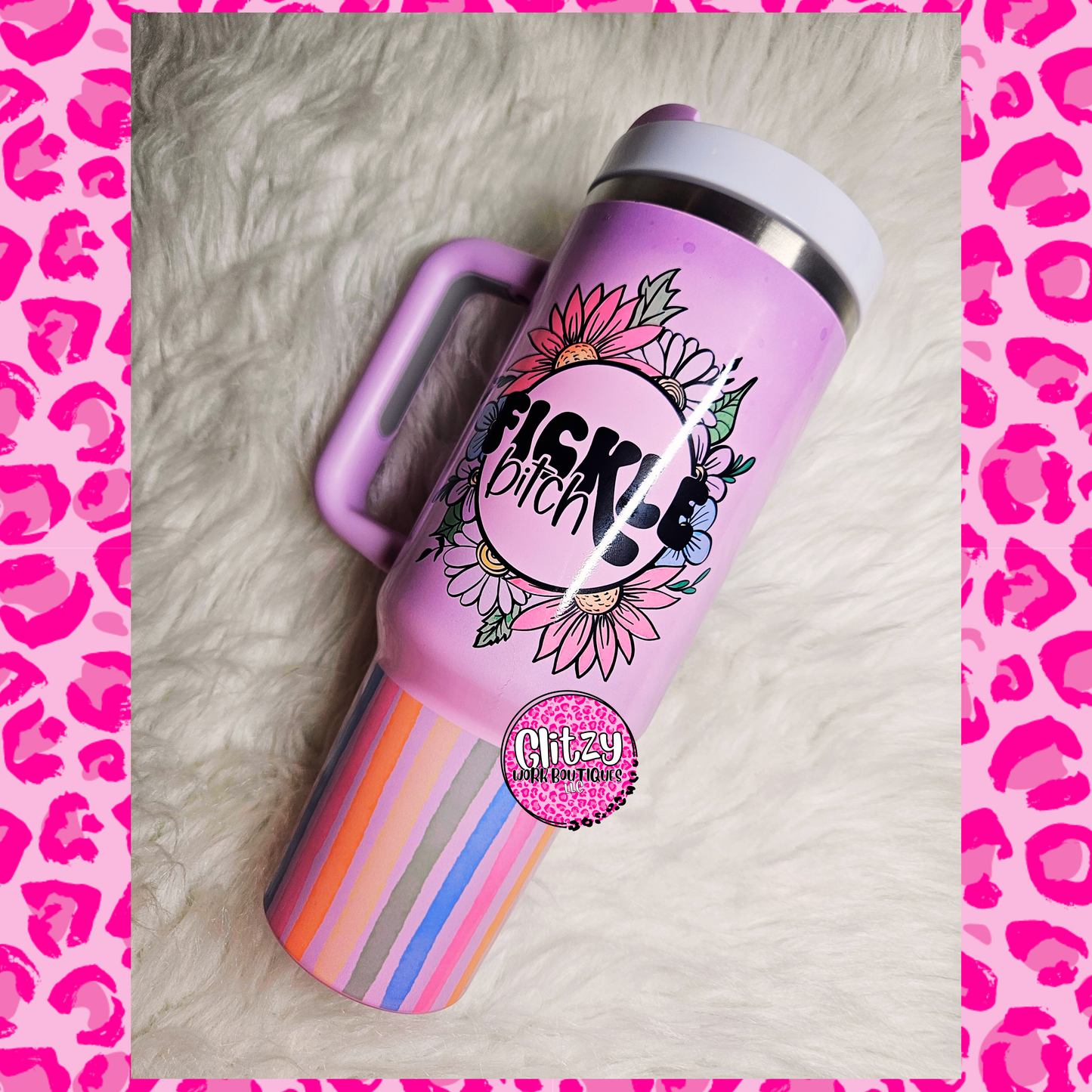 FICKLE BITCH PASTEL DUPE 40OZ TUMBLER