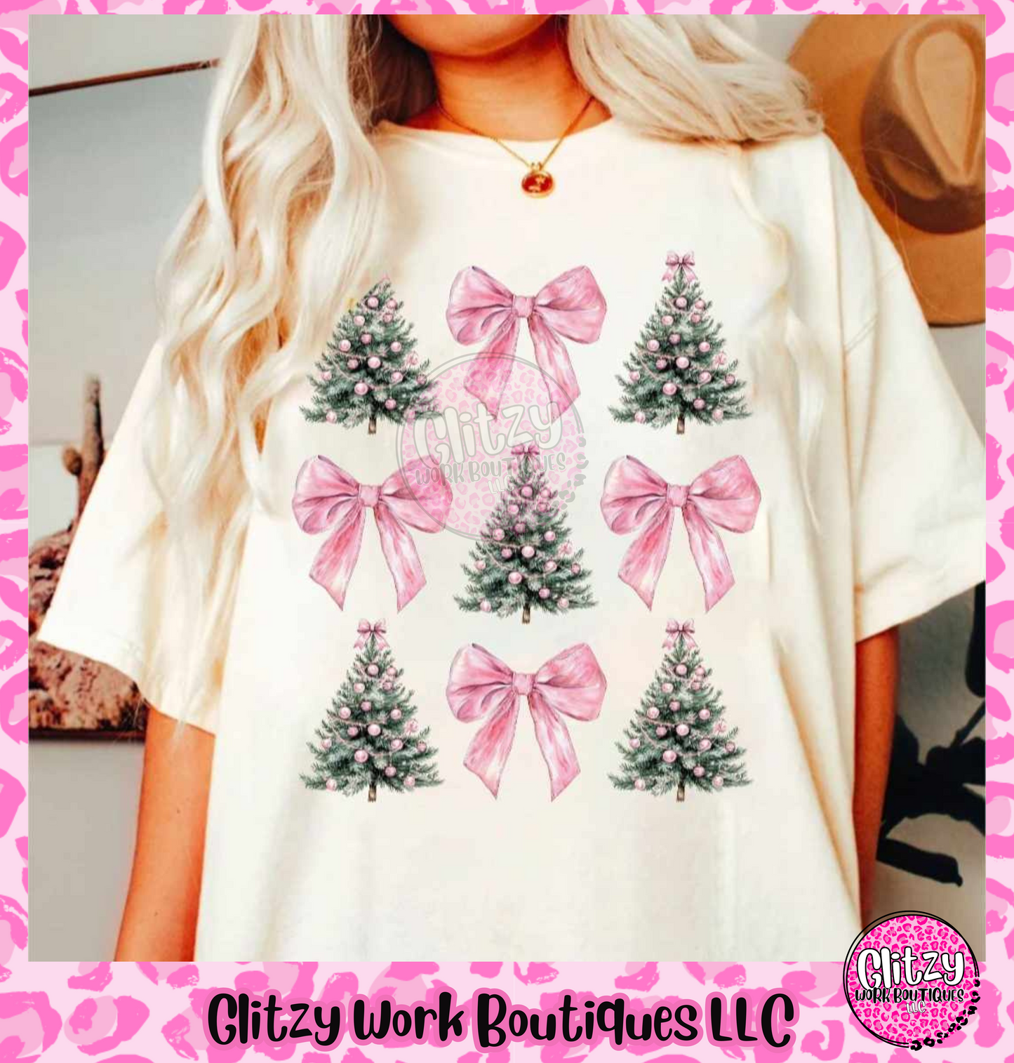 COQUETTE CHRISTMAS BOW TEE