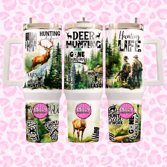 DEER HUNTING DUPE 40OZ TUMBLER