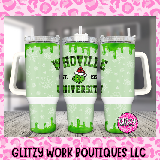 WHOVILLE UNIVERSITY 40oz TUMBLER