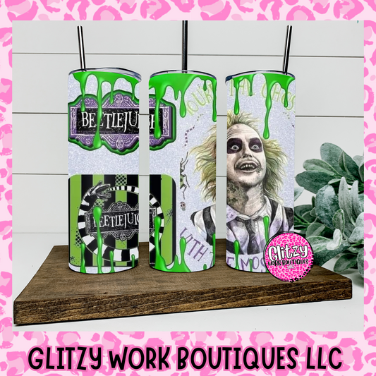 BEETLEJUICE DRIP TUMBLER