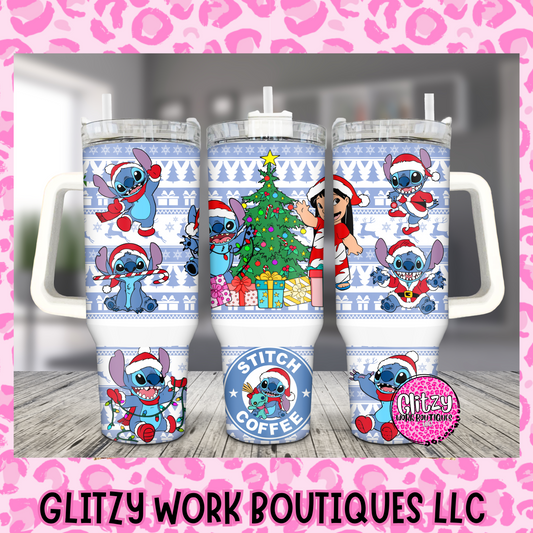 CHARACTER CHRISTMAS COFFEE 40oz TUMBLER