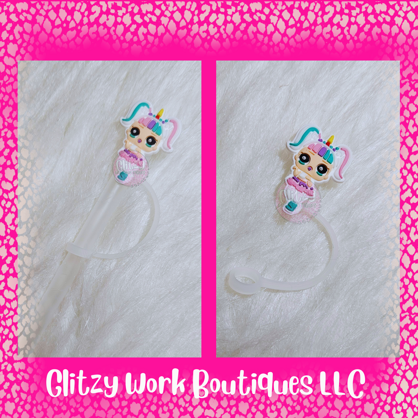L.O.L DOLL STRAW TOPPER