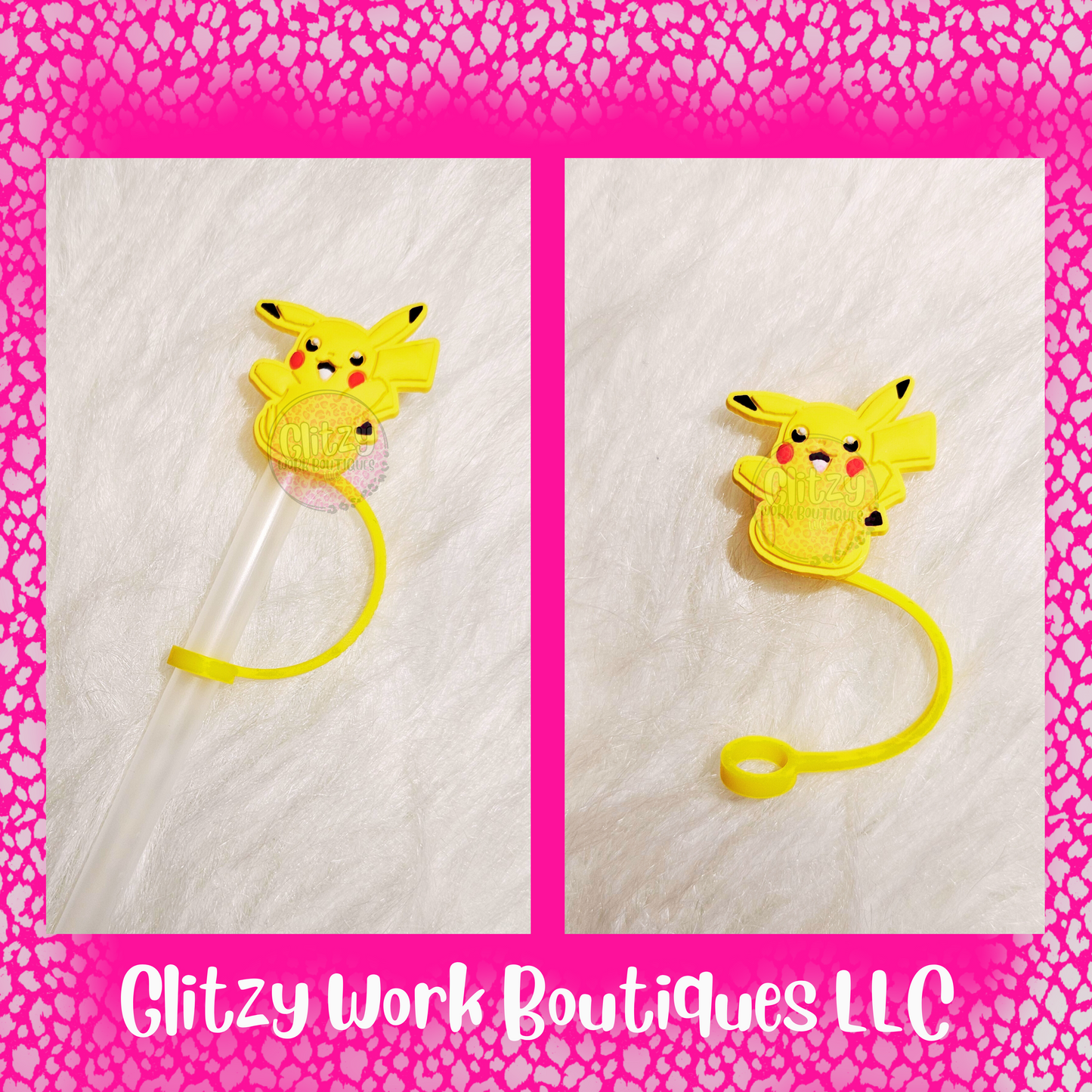 PIKACHU STRAW TOPPER