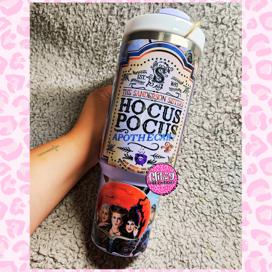 HOCUS POCUS APOTHECARY PASTEL DUPE 40OZ TUMBLER