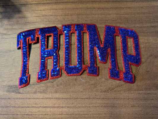 TRUMP SEQUIN PATCHED APPAREL