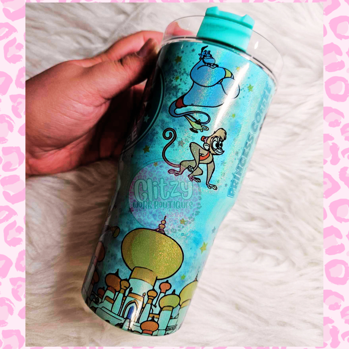 PRINCESS JASMINE CHARACTER 20oz KID DUPE TUMBLER