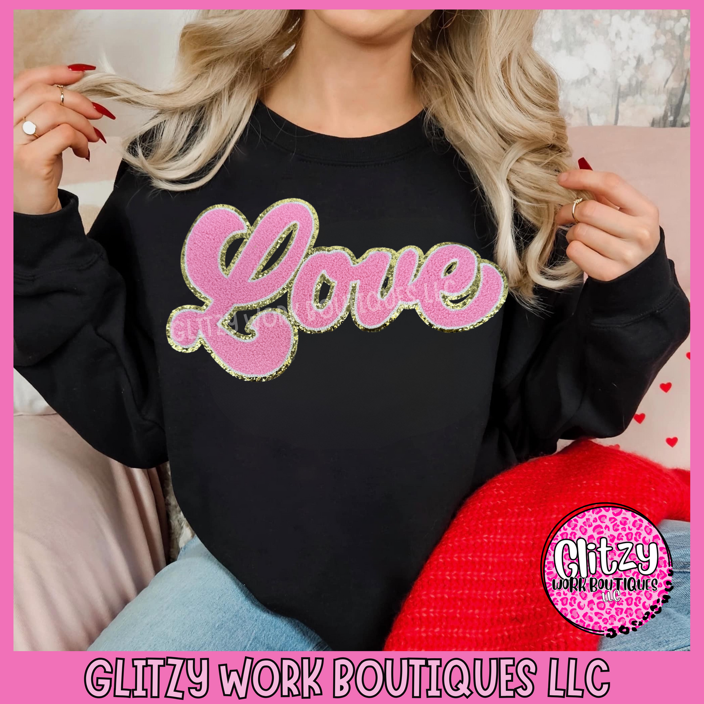 LOVE - PINK PATCHED APPAREL