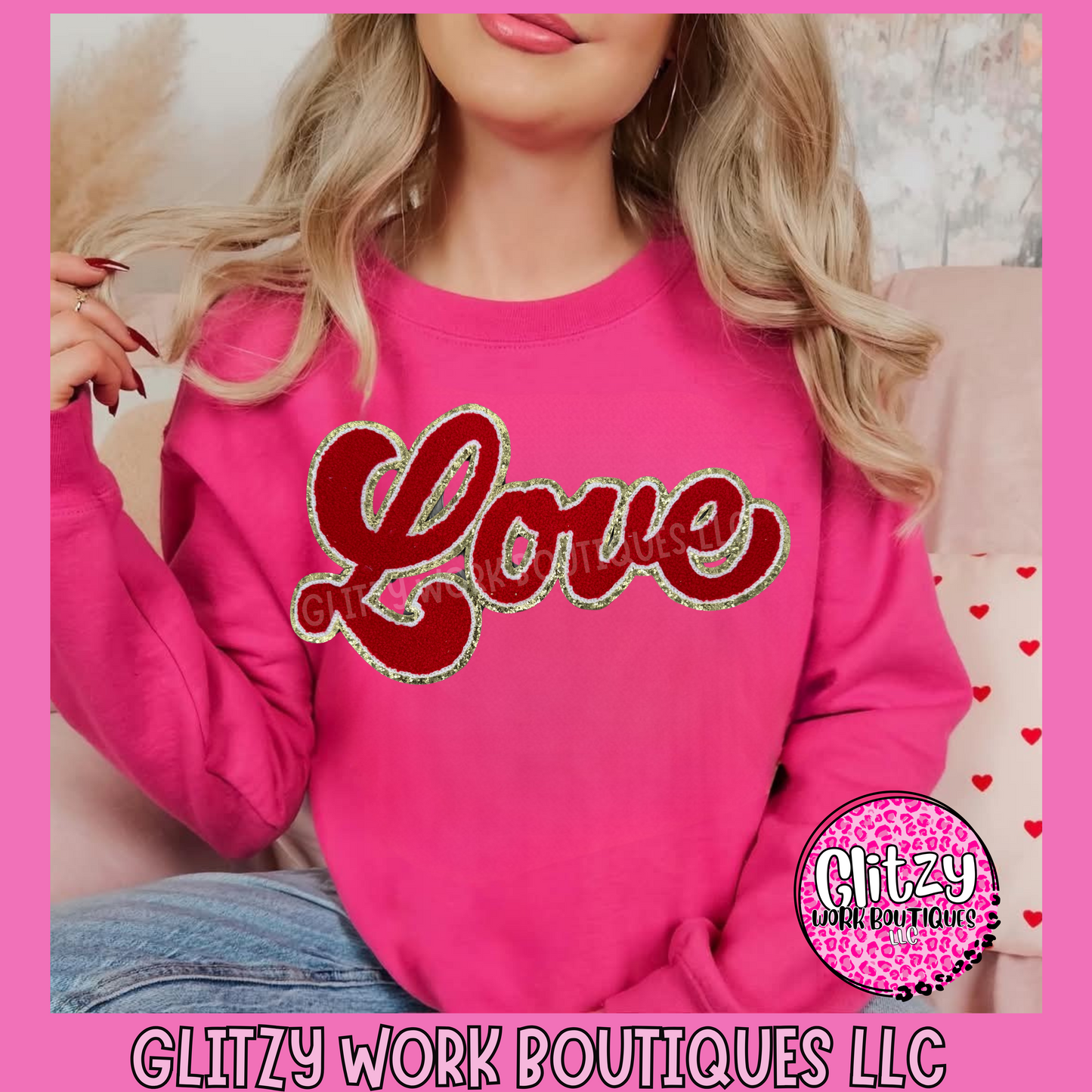 LOVE - PINK PATCHED APPAREL