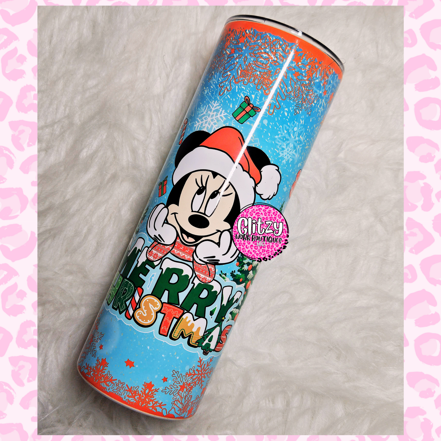 CHARACTER MERRY CHRISTMAS TUMBLER