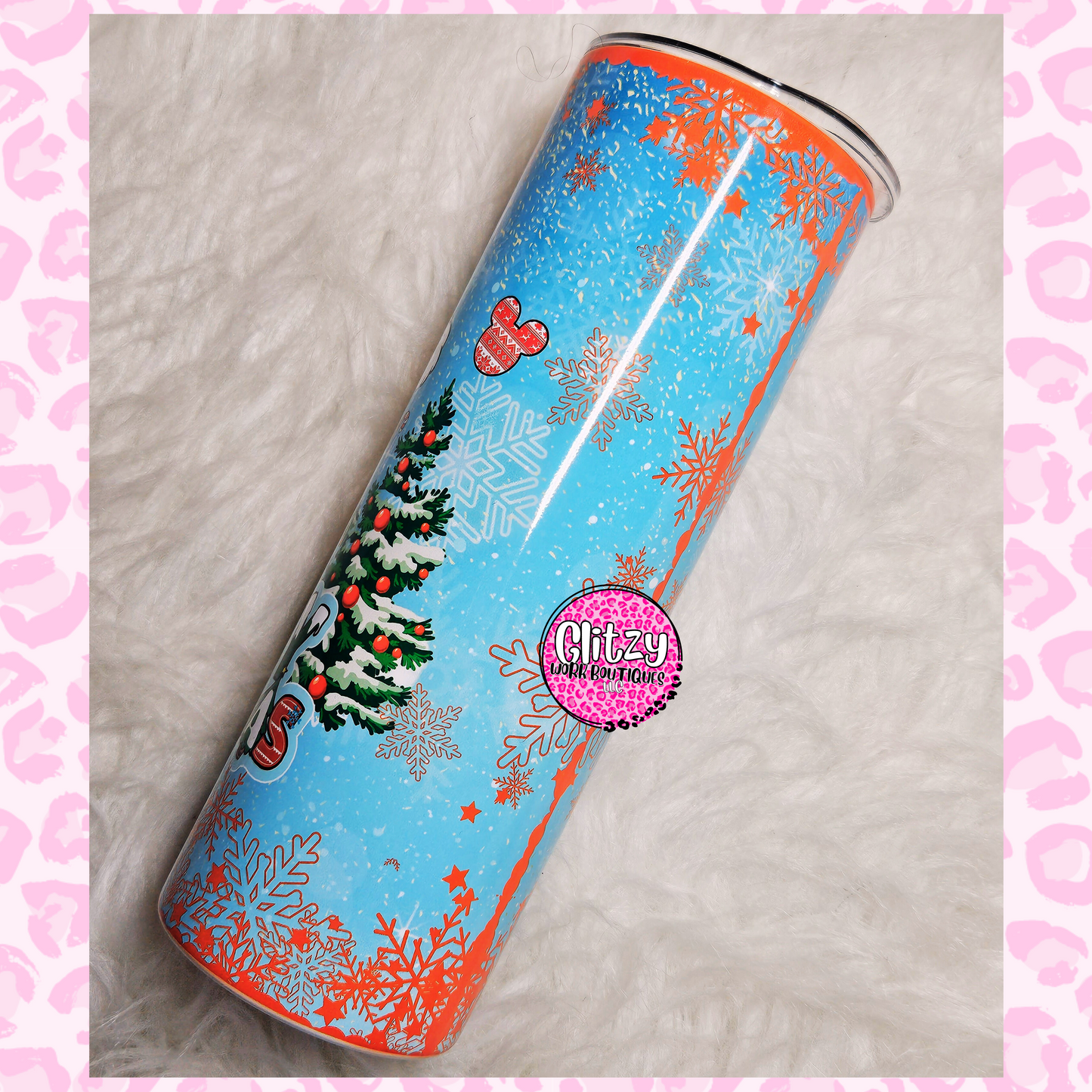 CHARACTER MERRY CHRISTMAS TUMBLER