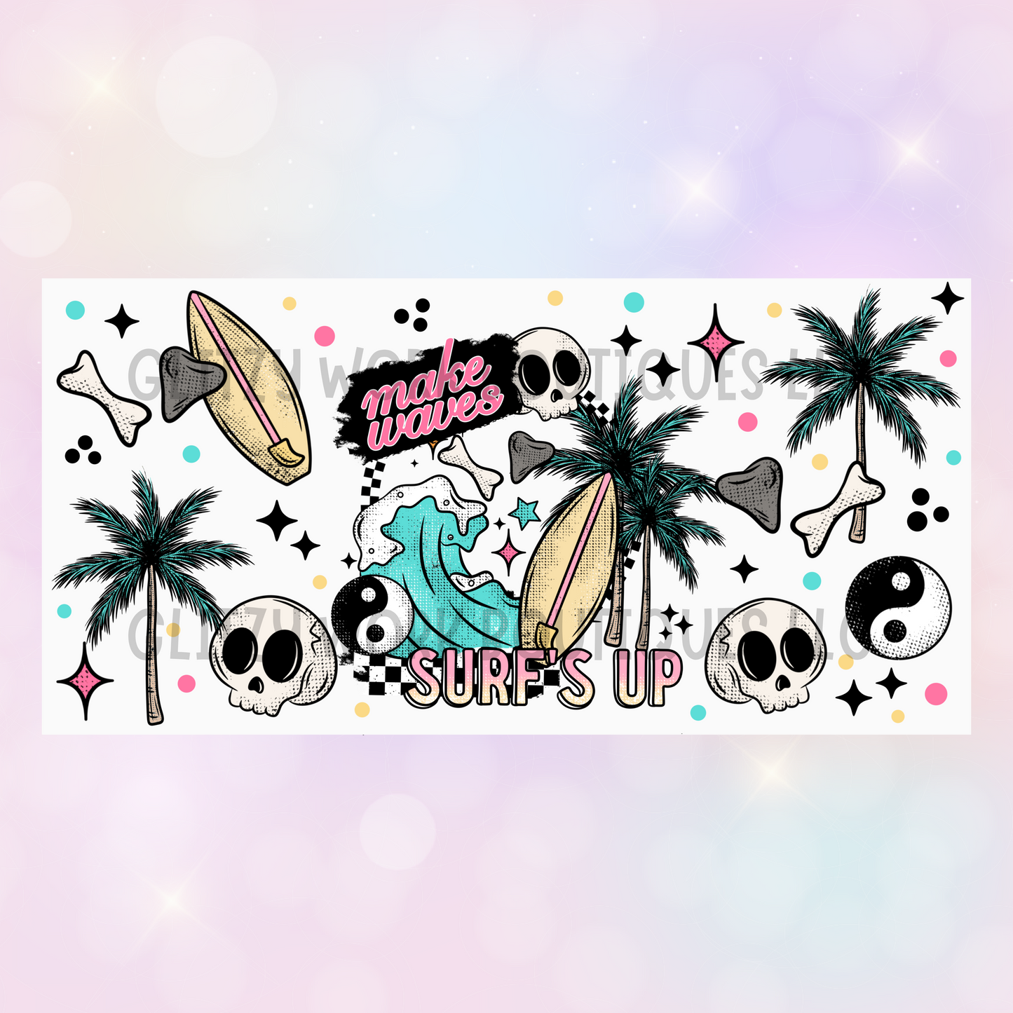 SURFS UP UV CUP WRAP