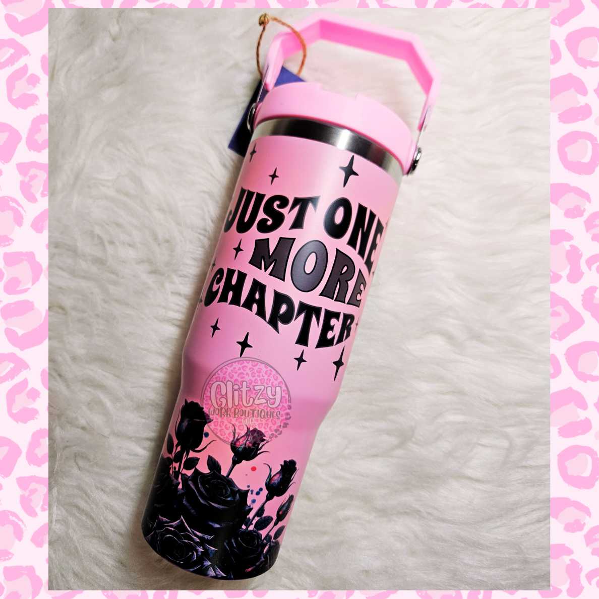 JUST ONE MORE CHAPTER 30oz FLIP TOP TUMBLER