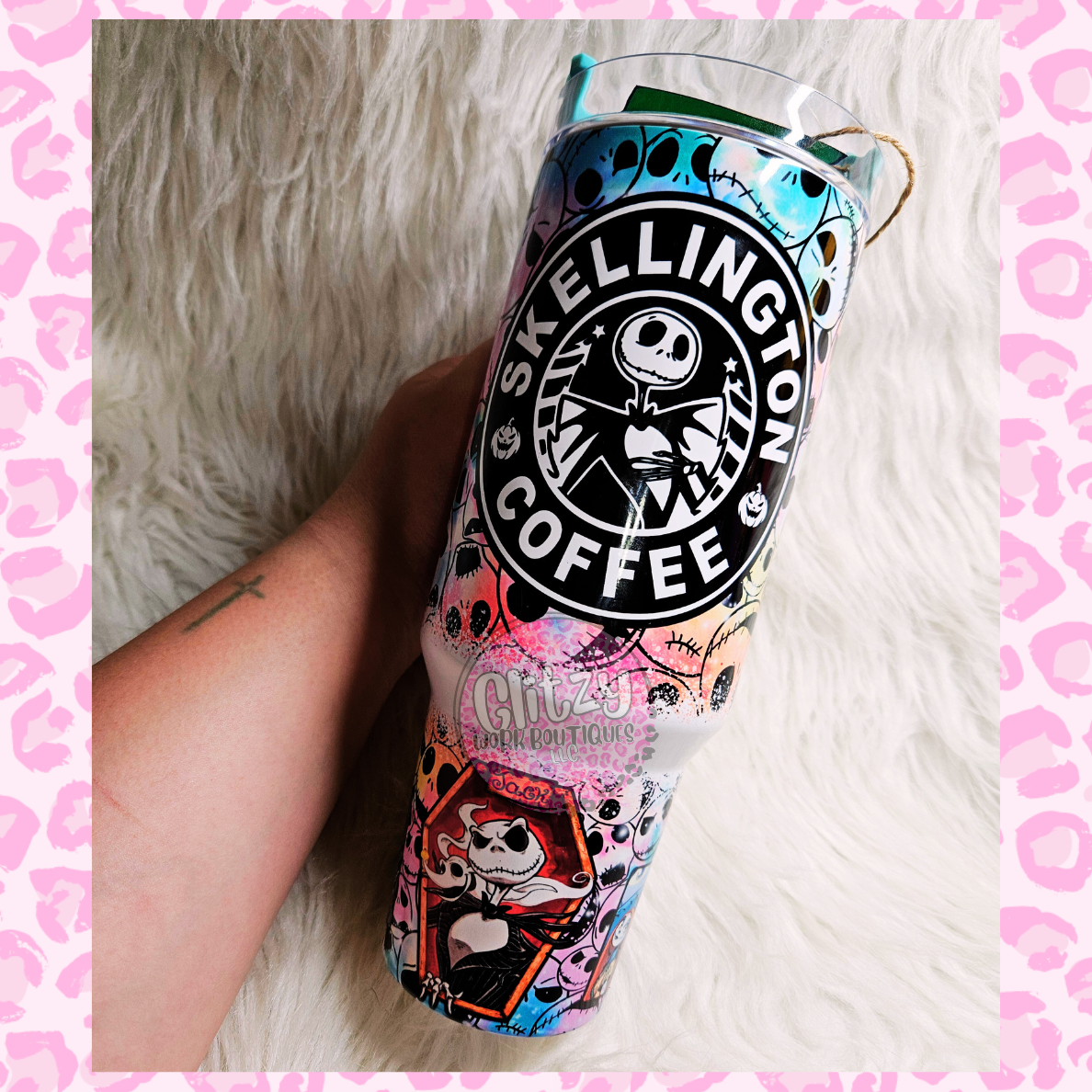 SKELLINGTON COFFEE DUPE 40OZ TUMBLER