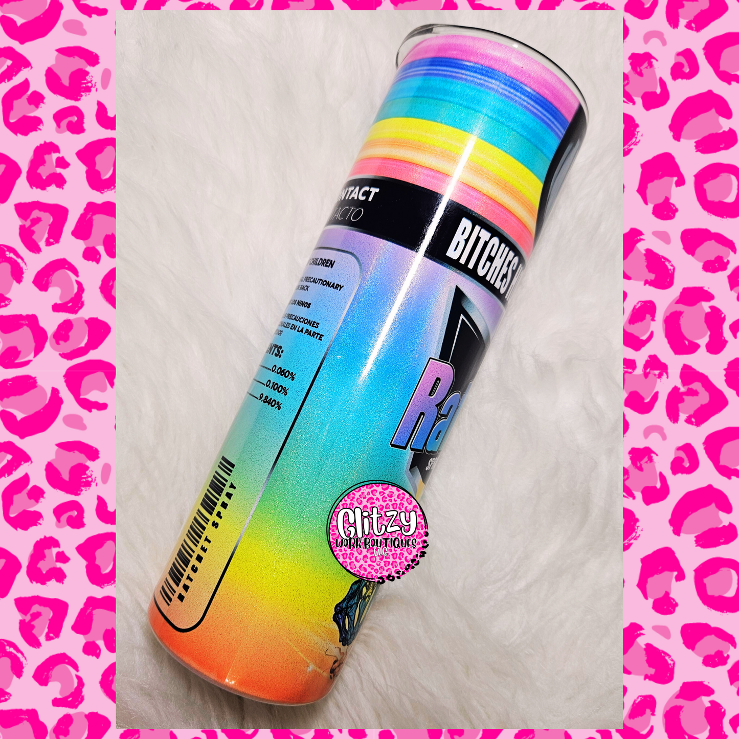 RATCHET SPRAY RAINBOW TUMBLER