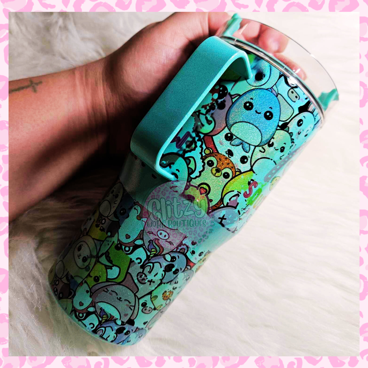 SQUISHMALLOW GIRL 20oz KID DUPE TUMBLER