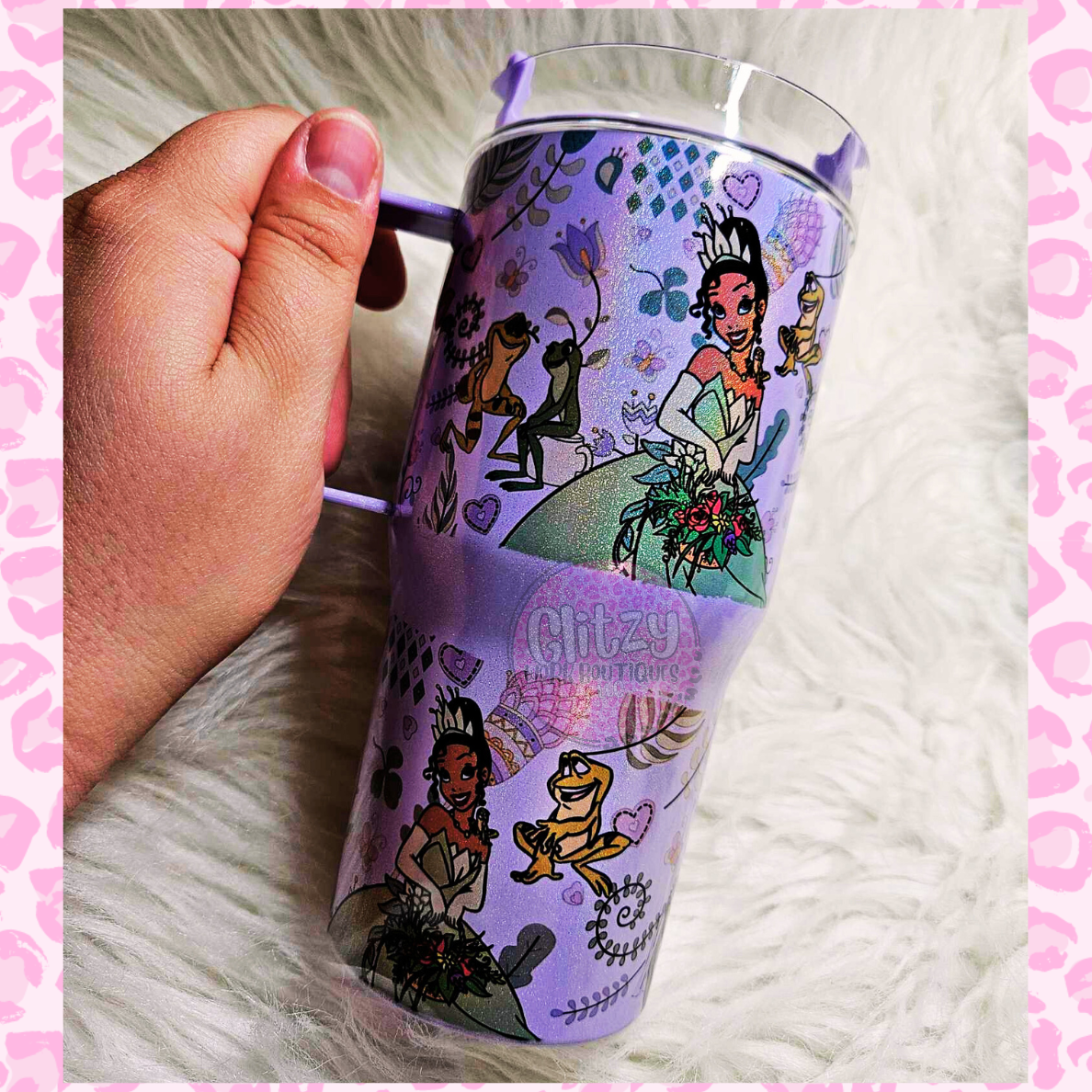 PRINCESS TIANA CHARACTER 20oz KID DUPE TUMBLER