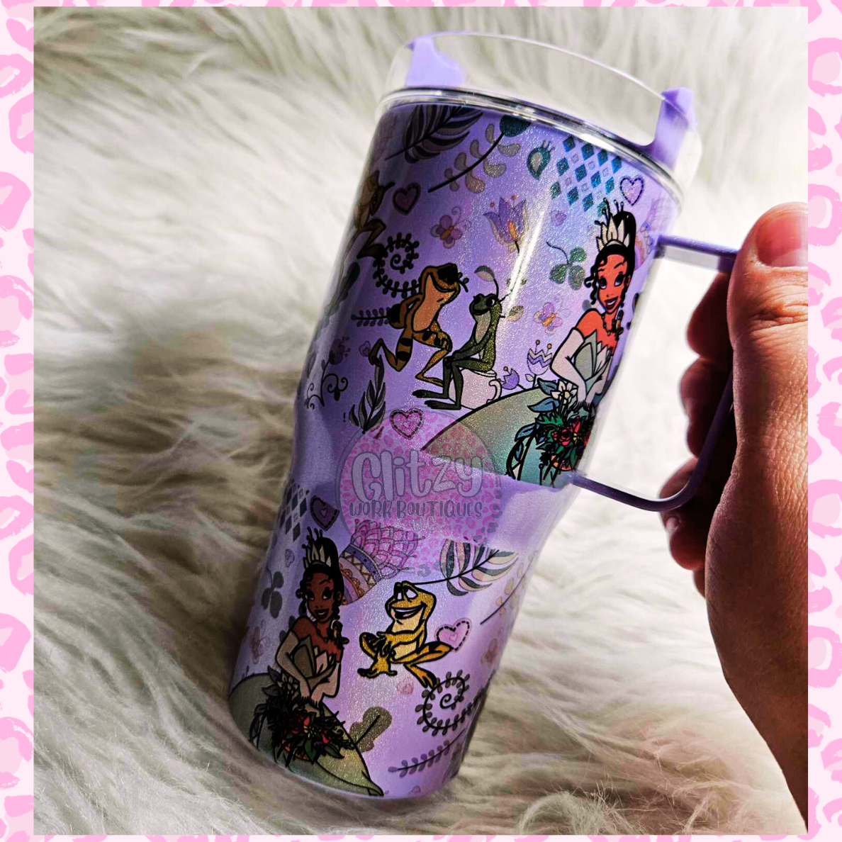 PRINCESS TIANA CHARACTER 20oz KID DUPE TUMBLER