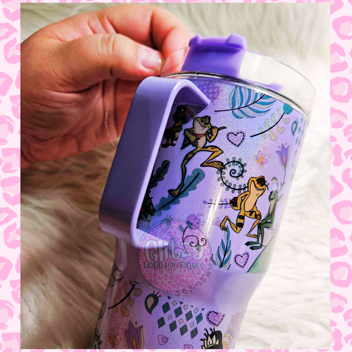 PRINCESS TIANA CHARACTER 20oz KID DUPE TUMBLER