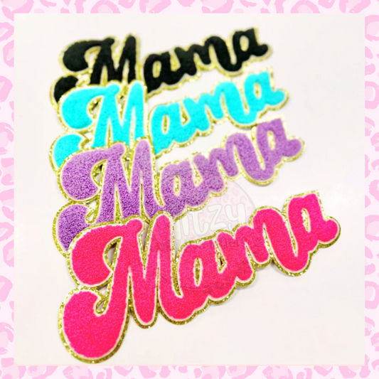 CHENILLE PATCH MAMA TEE