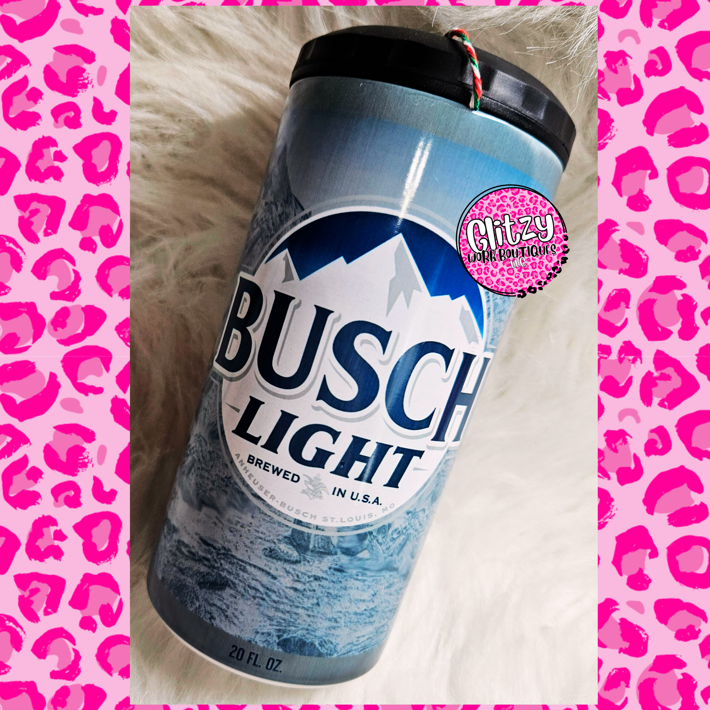 BUSCH LIGHT 16OZ CAN COOLER