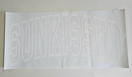 SUNKISSED (WHITE PRINT)