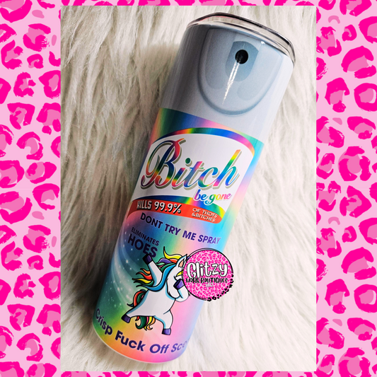 BITCH BE GONE UNICORN PASTEL TUMBLER