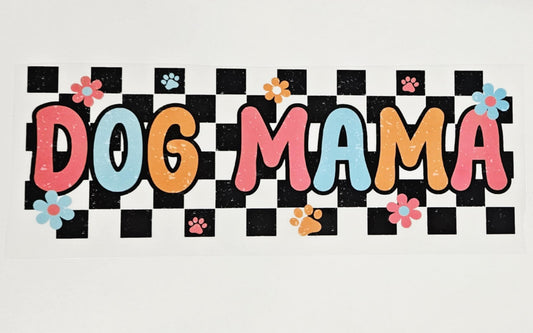 CHECKERED DAISY DOG MAMA