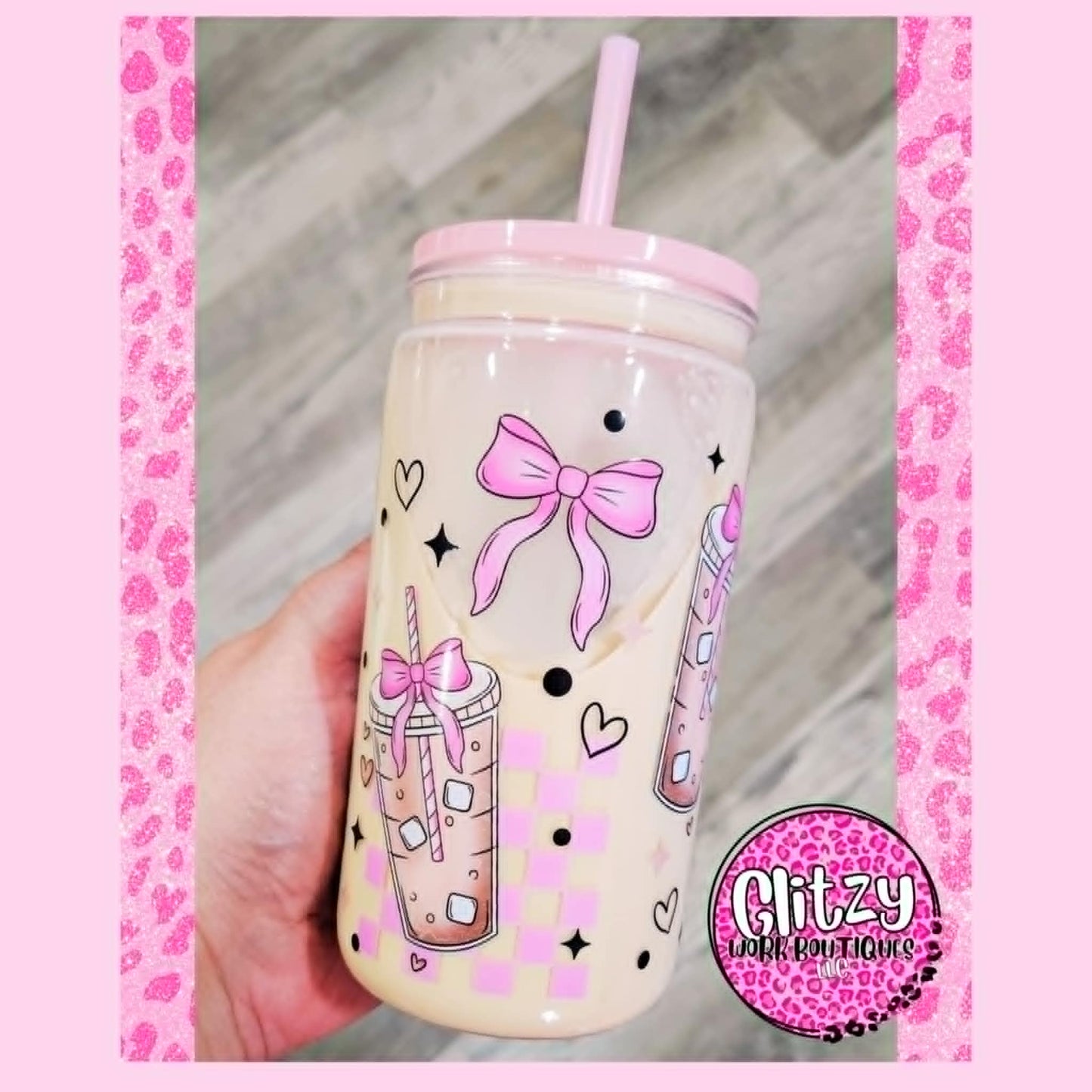 ICED COFFEE KIND OF DAY SNOW GLOBE TUMBLER