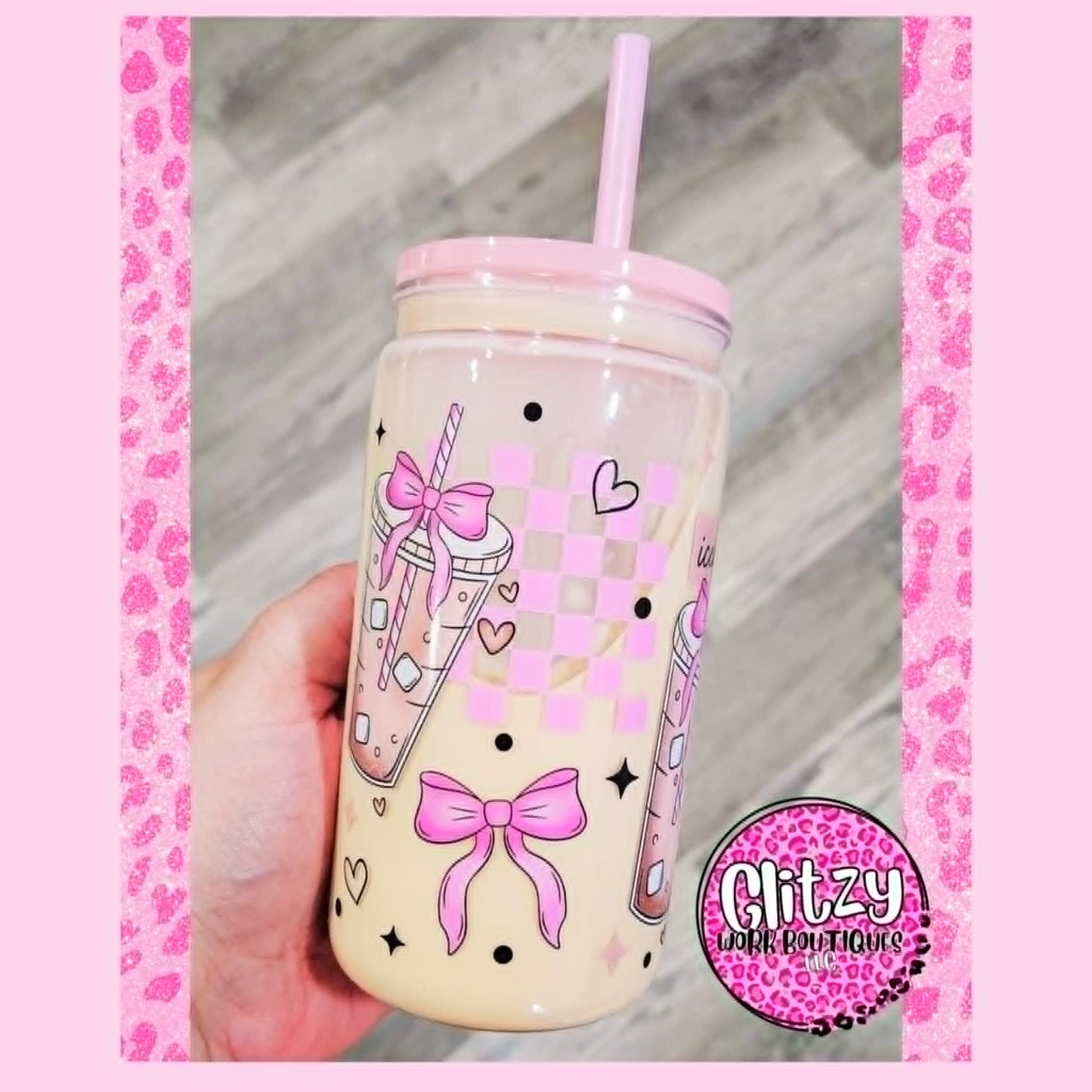 ICED COFFEE KIND OF DAY SNOW GLOBE TUMBLER