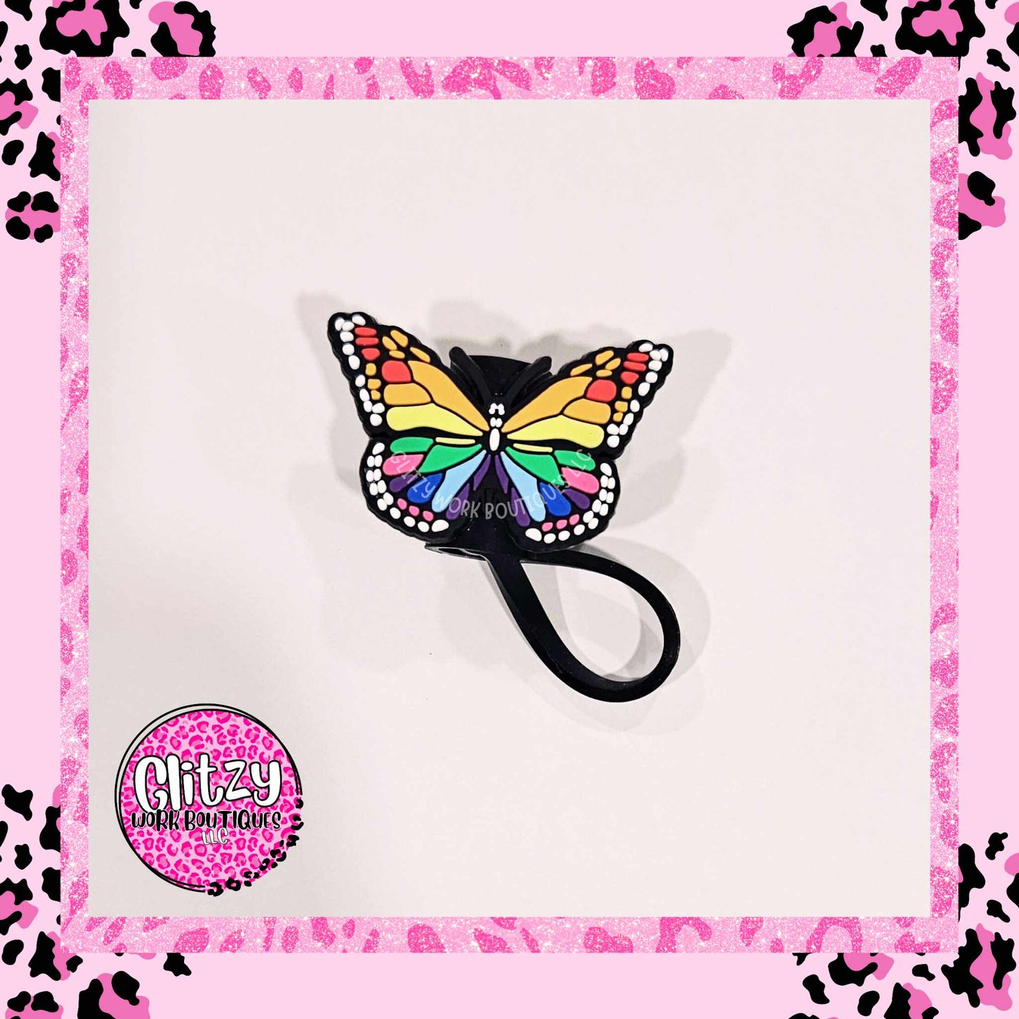 BUTTERFLY STRAW TOPPERS