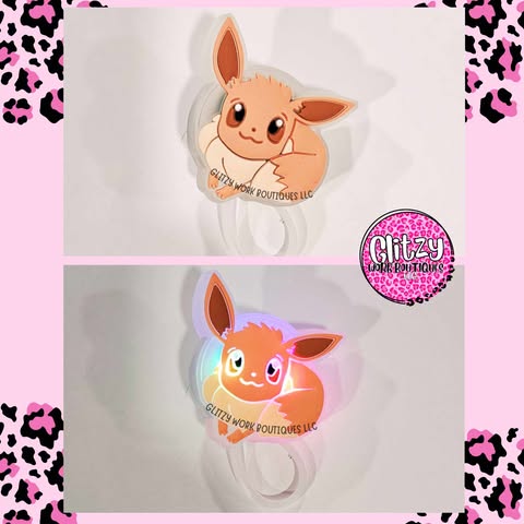 POKEMON LIGHT UP STRAW TOPPERS