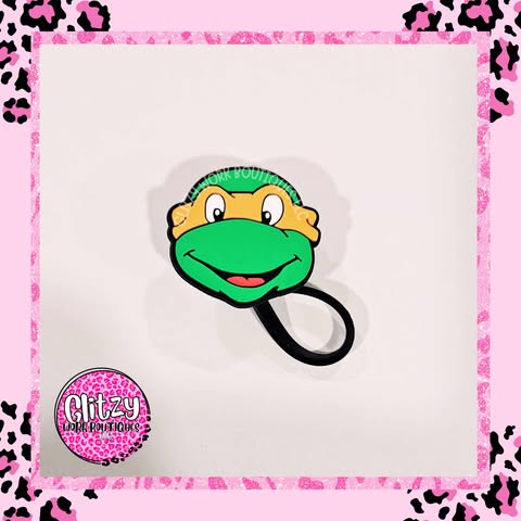 NINJA TURTLE STRAW TOPPERS
