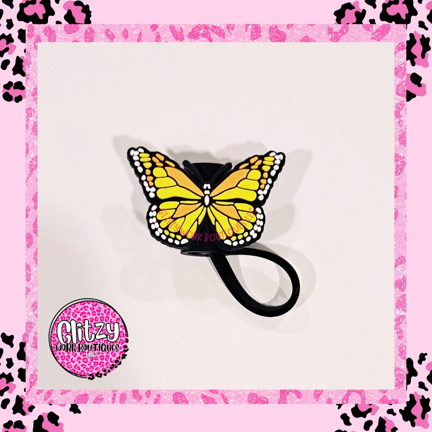 BUTTERFLY STRAW TOPPERS