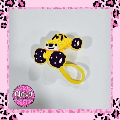 MONSTER TRUCK STRAW TOPPERS