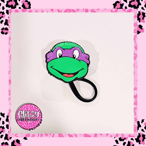 NINJA TURTLE STRAW TOPPERS