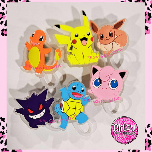 POKEMON LIGHT UP STRAW TOPPERS